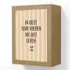 Tuin - Quote - Strepen - Zomer Light Box met kabel (Wandlamp) klein -3d