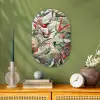 Kolibrie - Vintage - Ernst Haeckel - Vogels Wandcirkel Ovaal Forex klein -sfeer2