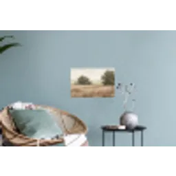 Landschap - Minimalistisch - Beige Muursticker klein -plant
