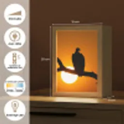 Gier - Tak - Zon - Oranje Light Box met kabel (Kinderlampje) klein -USP_FR