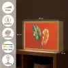 Bladeren - Ovaal - Mozaïek - Patroon Light Box met batterij (Wandlamp) middel -USP_websiteoverzichtNL
