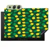 Donkergroen - Ananas - Bladeren Inductie beschemer met haakjes klein 777 -3d