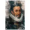 Willem van Oranje - Adriaen Thomasz - Krant tuinposter los doek klein -3d