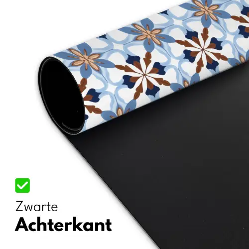 Ornament - Tegel - Kleurrijk Muismat XXL klein 681 -sfeer2