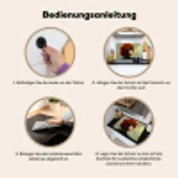 Vrouw - Appels - Rood - Bladeren Inductie beschemer met haakjes klein -ky-gebruik-de