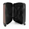 Nude - Mokkabruin NBS - Handbagage koffer - Kinderen Unisex middel -binnenkant