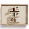 Plankjes - Boeken - Vaasjes - Planten Dienblad Rechthoek middel -z3d_shopping