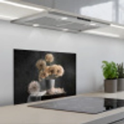 Bloemzaden - Paardenbloem- Vaas - Stilleven - Boeket keuken achterwand spatscherm klein -3d_schuin