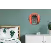 Lantaarn - Deur - Turquoise Wandcirkel aluminium klein -slaapkamer