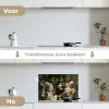 Schilderij - Oude Meesters - Zwaan keuken achterwand spatscherm klein -voor_na_NL