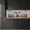 Longhorn - Grasveld - Dier keuken achterwand 2 middel -sfeer1
