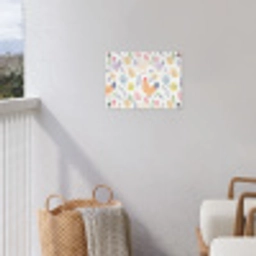Patroon - Kip - Paaseieren tuinposter los doek klein -sfeer8