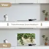 Klimop - Muur - Groen keuken achterwand spatscherm klein -voor_na_NL