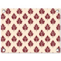 Botanisch - Patroon - Bordeaux tuinposter los doek klein 239 -3d