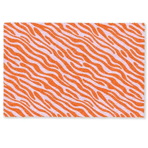 Strepen - Dynamisch - Oranje Deurmat klein 898 -zkaufland3d