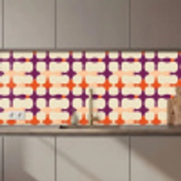 Modern - Patroon - Kleurrijk keuken achterwand 2 middel 871 zz_3dshopping