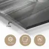 Honkbal - Wit - Vliegt plexiglas 5mm klein -sfeer2