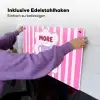 More coffee - Roze - Paars - Strepen - Mok Inductie beschemer met haakjes klein -ky-ophangen-de