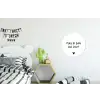 Mag ik dan bij jou - Spreuken - Claudia de Breij - Quotes Wandcirkel aluminium klein -kinderkamer