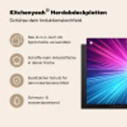 Abstract - Light - Burst - Modern - Colorful Inductie beschemer met haakjes klein -ky-usp-de