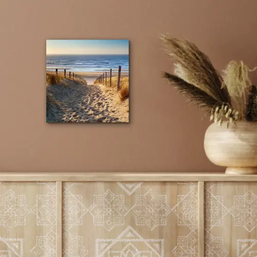Strand - Zee - Nederland - Duinen - Zon aluminium wit klein -sfeer4