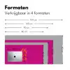 Oh la la - Roze - Oranje - Minimalistisch Muismat XXL klein -sfeer5