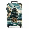 Duistere diamant Koffer - NBS - Handbagage middel -productfoto_recht