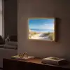 Strand - Zee - Duin - Zand - Zomer Light Box met batterij (Wandlamp) middel -sfeer1