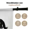 Zwart - Paard - Portret Wandkleed katoen klein -sfeer2