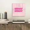 Bisou - Roze - Dikke letters plexiglas 5mm klein -sfeer1