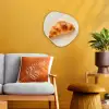 Croissant - Brood - Beige Wandcirkel Organisch Forex 3mm klein -sfeer4