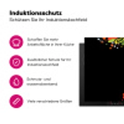 Citroenen - Peper - Kruiden - Graffiti - Verf - Abstract Inductie beschermer vinyl 3mm klein -zzzzzzz-lf-ups