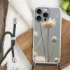 Strobloemen - Wit - Daglicht Hoesje iPhone 16 Pro Max met koord klein -sfeer4