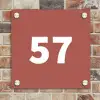 Terracotta - Traditioneel Naambord Vierkant klein -sfeer2