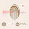 Minimalistisch - Boog - Lijnen - Beige Akoestische PET Vilt - Rond klein -USP_NL