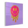 Smiley - Drip - Neon plexiglas 5mm klein -z3d