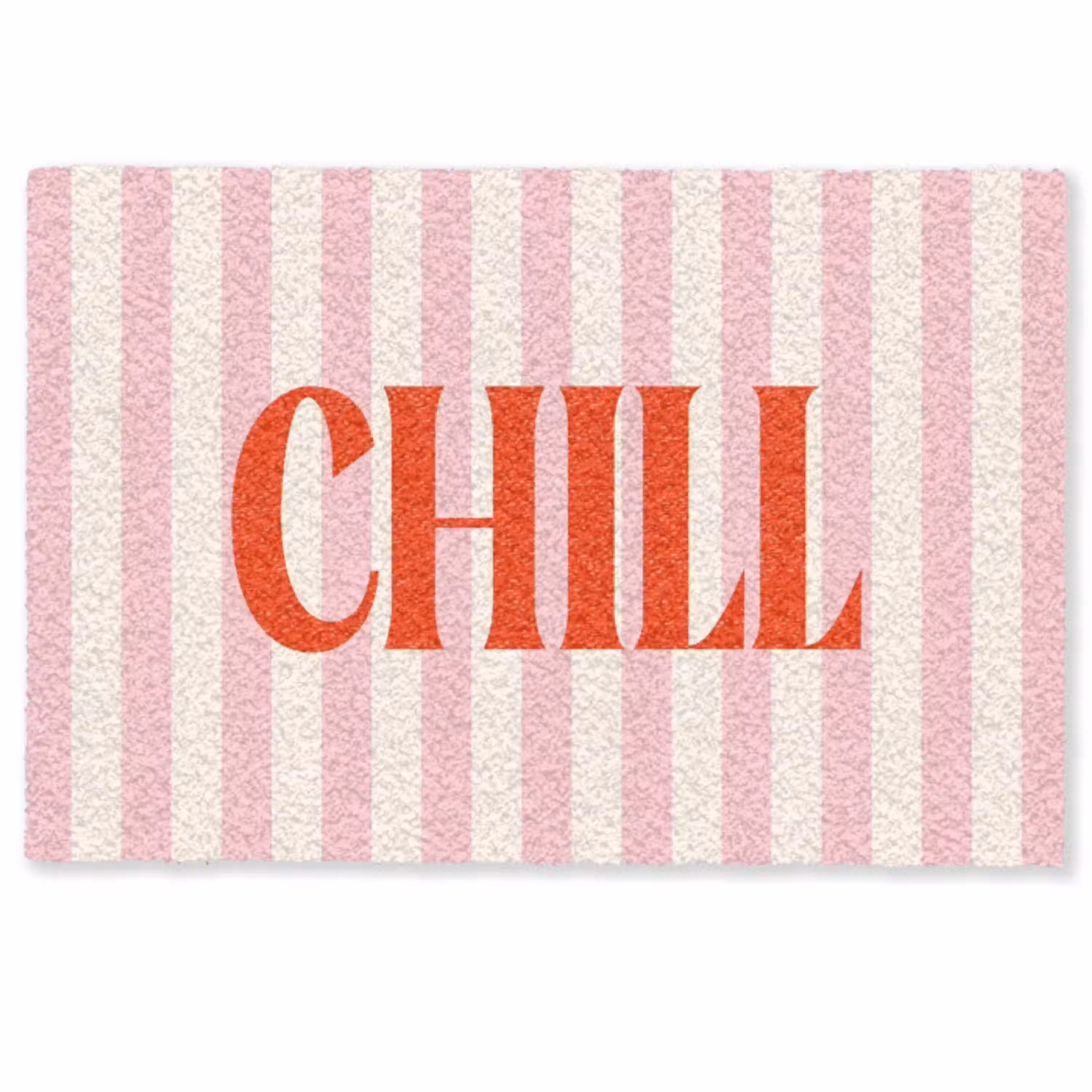Zachtroze - Rood - Strepen - Chill Deurmat klein -zkaufland3d