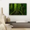 Jungle - Brug - Mos - Natuur - Tropisch canvas 2cm klein -sfeer6
