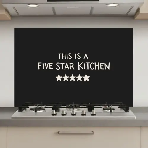 This is a five star kitchen keuken achterwand spatscherm klein -3d_website