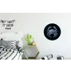 Krab - Delfts blauw - Dieren Wandcirkel aluminium klein -kinderkamer