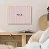 Nice - Strepen - Roze PET vilt klein -sfeer3