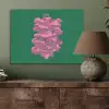 Abstract - Pink - Lijnen - Groen PET vilt klein -sfeer2