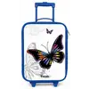 Petal papillon Kinderkoffer - Blauw klein -zz3dotto
