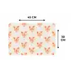 Zee - Kreeft  - Blauw - Geel - Oranje Placemat vinyl groot 368 -specs