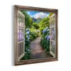 Doorkijk - Hortensia - Pad - Natuur plexiglas 5mm klein -z3d