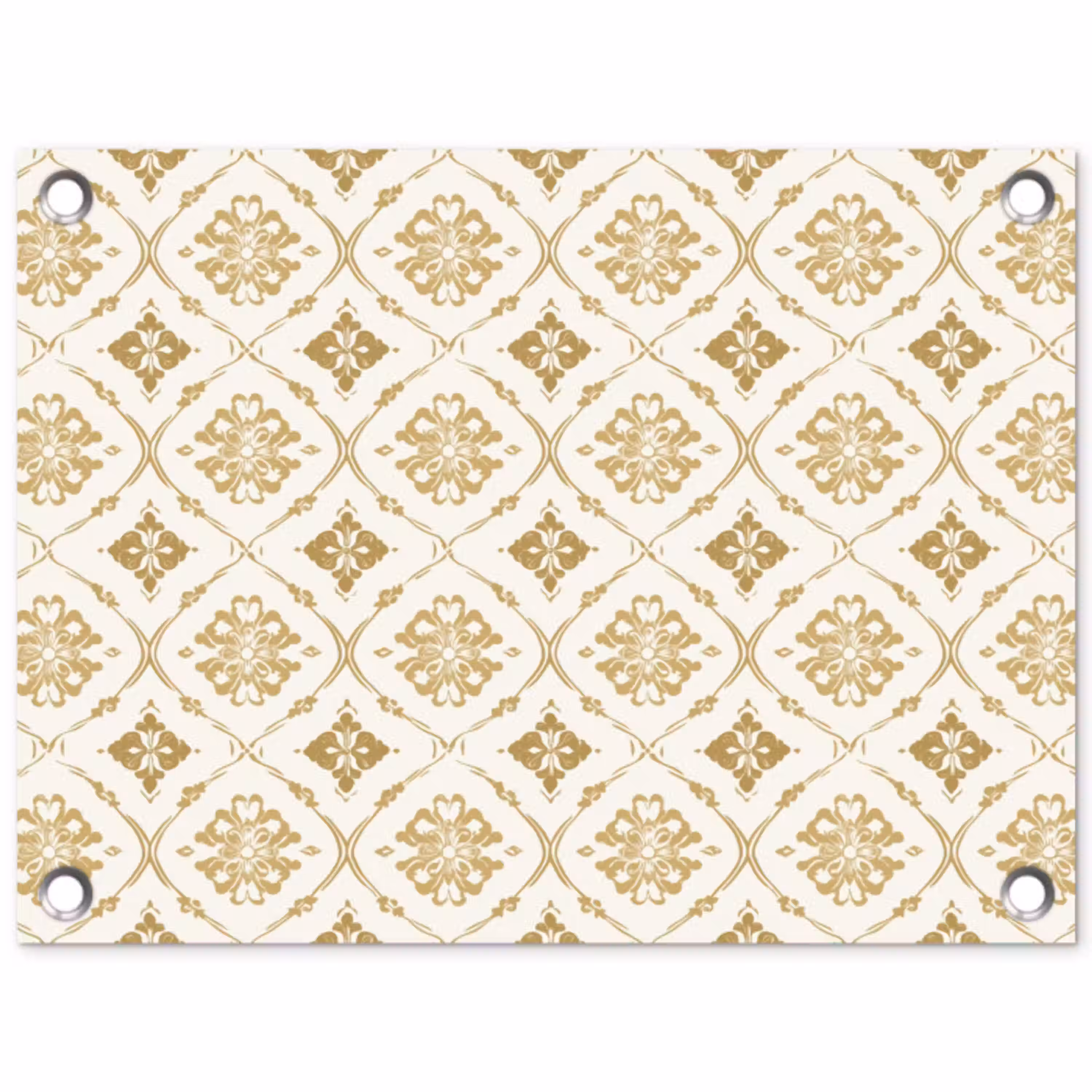 Ornament - Klassiek - Goud tuinposter los doek klein 239 -3d