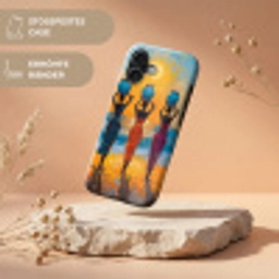 Vrouwen - Strand - Zondsondergang Toughcase MagSafe Apple iPhone 17 klein -USP_RandenV_DE