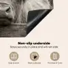 Schotse hooglander - Zwart - Wit - Hout Inductie beschermer vinyl 3mm middel -vsfeer4_ENG