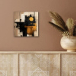 Abstract - Zwart - Goud - Modern aluminium wit klein -sfeer4