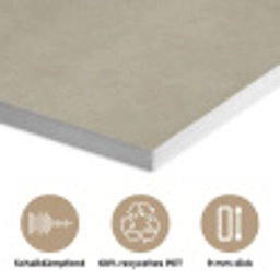 Taupekleur - Gewolkt textuur - Natuurlijk PET vilt klein 837 -closeup_DE
